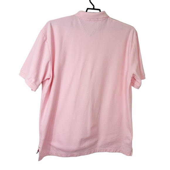 Tommy Hilfiger PIque Knit Polo Shirt Men's XXL Pink Short Sleeve - Picture 2 of 13